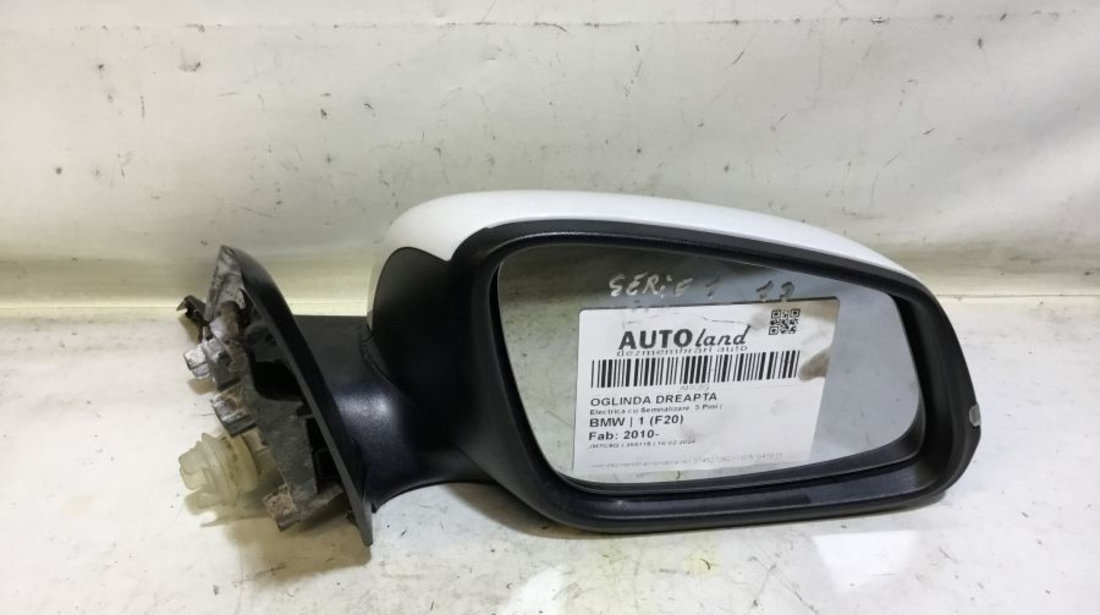 Oglinda Dreapta Electrica cu Semnalizare, 5 Pini BMW 1 F20 2010