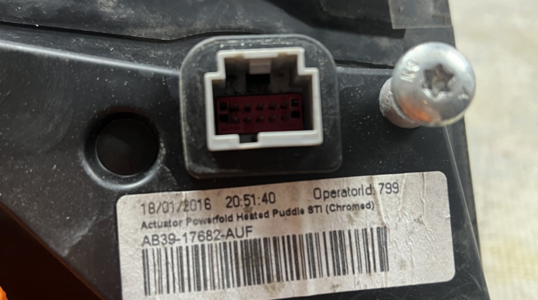 Oglinda Dreapta rabatare electrica Ford Ranger 2017, 10 PINI