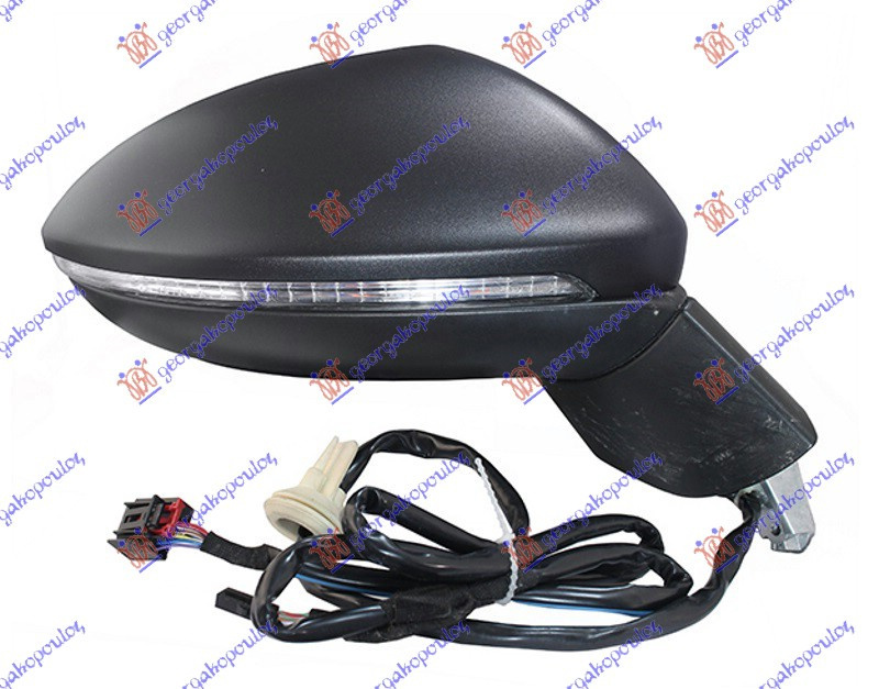 Oglinda Electrica Cu Incalzire Pregatita Pentru Vopsit - Vw Golf Sportsvan 2014 , 517857508ah9b9