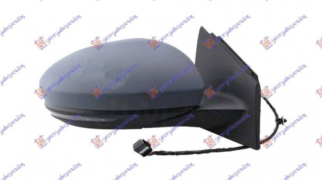 Oglinda Electrica Cu Incalzire Si Rabatare Pregatita Pentru Vopsit - Renault Megane H/B-S.W. 2015 , 963012196r