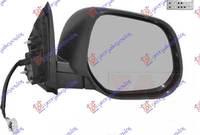 Oglinda Electrica+Dezaburire Dreapta Mitsubishi ASX An 2010 2011 2012 2013 2014 (Rabatabila)