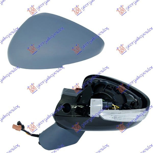 Oglinda Electrica Incalzita Cu Rabatare Pregatita Pentru Vopsit - Citroen Ds5 2011 , 1607211780