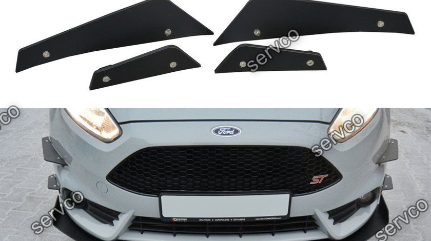 Ornamente canards bara fata Ford Fiesta ST Mk7 Facelift 2013-2017 v26 - Maxton Design