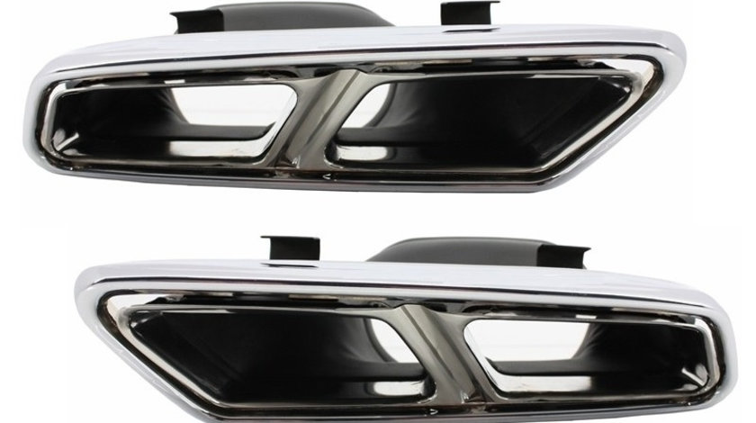 Ornamente tobe compatibil cu sistemul de evacuare Mercedes Benz S-Class W222 E-Class W212 S212 Facelift CLS W218 SL-Class R231 E63 S65 SL65 A-Design TY-S65-W222