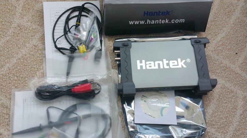 Osciloscop Hantek 6022BE 2 canale 20MHz 48MSa/s 1MByte/CH