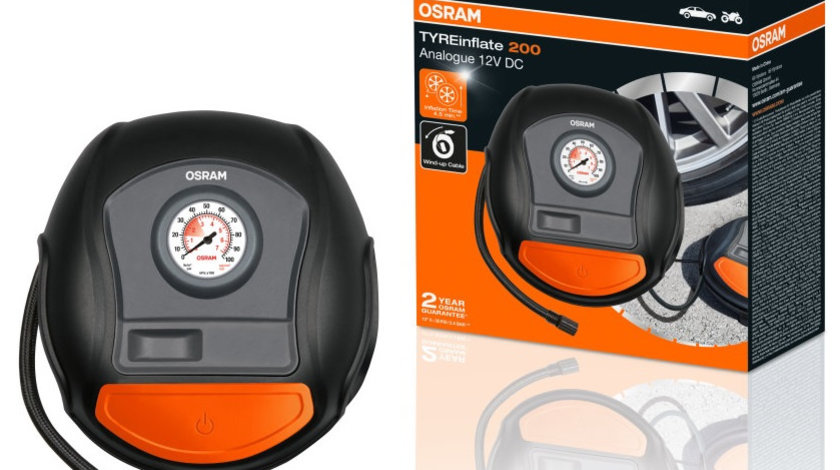 Osram Compresor Auto Analog Cu Manometru 12V OTI200