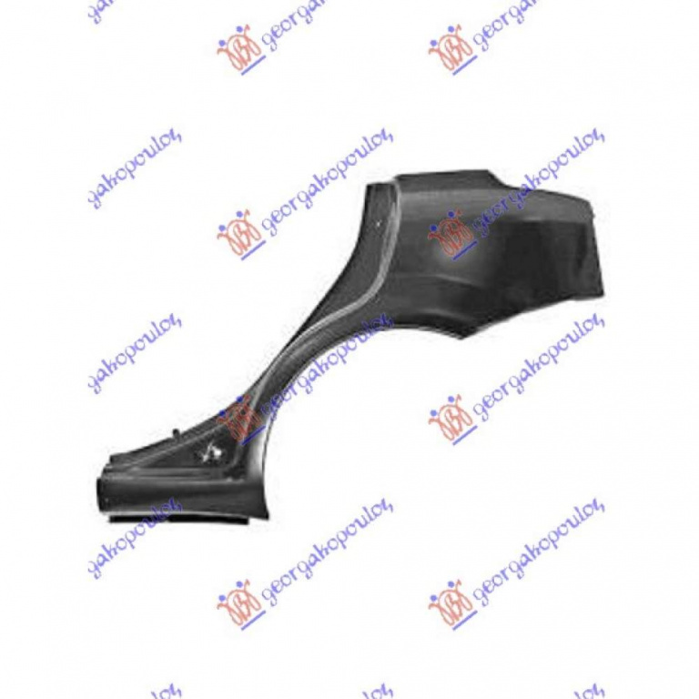 Overfender Aripa Spate - Fiat Grande Punto 2005 , 71754200