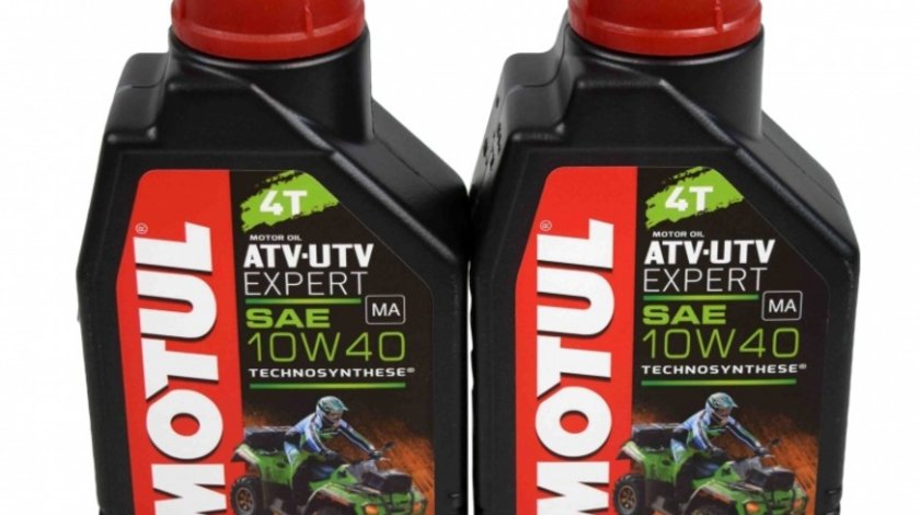 Pachet 2 Buc Ulei motor Motul 4T ATV-UTV Expert 10W-40 MA 1L