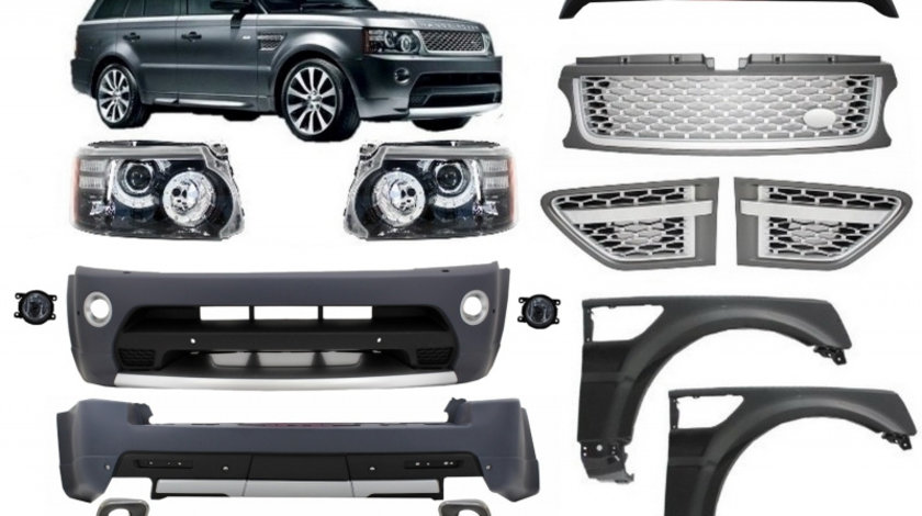 Pachet Exterior Autobiography Design Compatibil Cu Land Rover Sport Facelift 2009-2013 L320 COCBRRSFLG