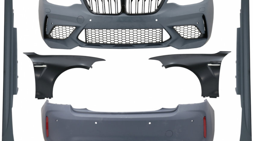 Pachet Exterior compatibil cu BMW Seria 2 F22 Coupe F23 Cabrio (2014-2017) M2 Design CBBMF22M2C