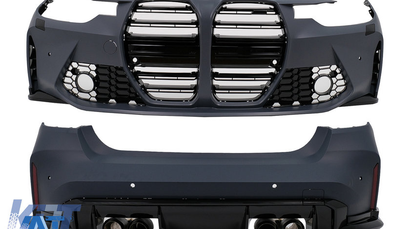 Pachet Exterior compatibil cu BMW Seria 3 F30 (2011-2019) Conversie la G20 Design