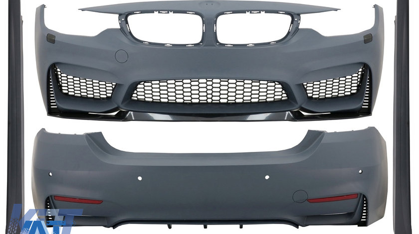 Pachet Exterior compatibil cu BMW Seria 4 F36 (2013-03.2019) M4 Look Gran Coupe Fara Proiectoare