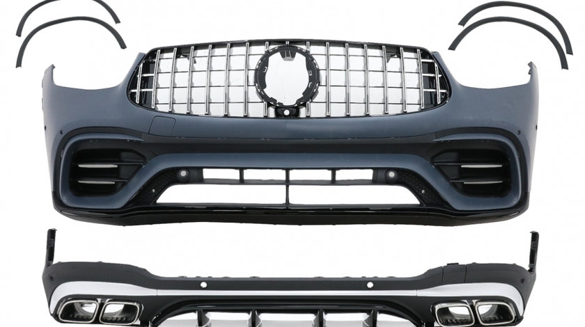 Pachet Exterior compatibil cu Mercedes GLC SUV X253 (2020-Up) GLC63 Design CBMBGLCX253FAMGCH