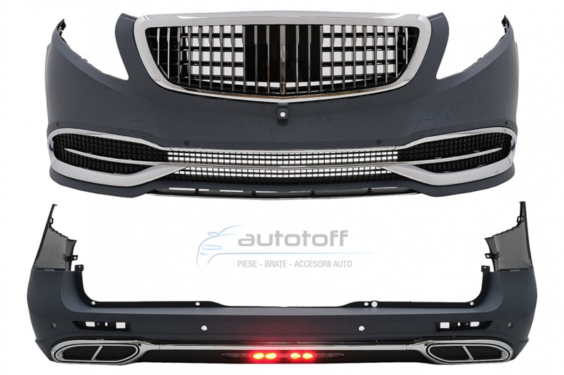 Pachet Exterior Compatibil Cu Mercedes Vito / V Class W447 (2014+) MBH Design