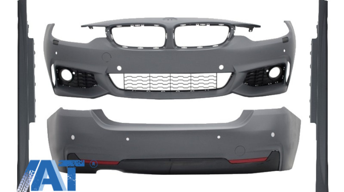 Pachet Exterior Complet compatibil cu BMW Seria 4 F32 F33 (2013-up) Sport Design Coupe Cabrio