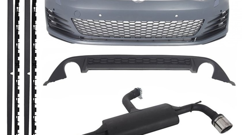 Pachet exterior cu Sistem de evacuare VW Golf 7 (13-16) GTI Design