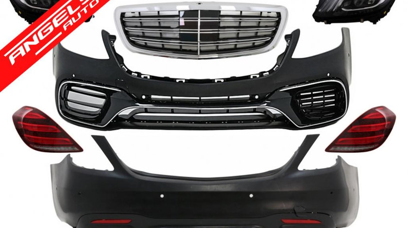 Pachet Exterior Mercedes S-Class W222 Facelift (13-06.17) S63 Design