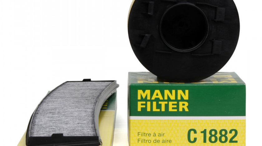 Pachet Revizie Filtre Aer + Polen Mann Filter Bmw Seria 3 E46 1998-2005 316i 115 PS + 318I / 143 / 150 PS