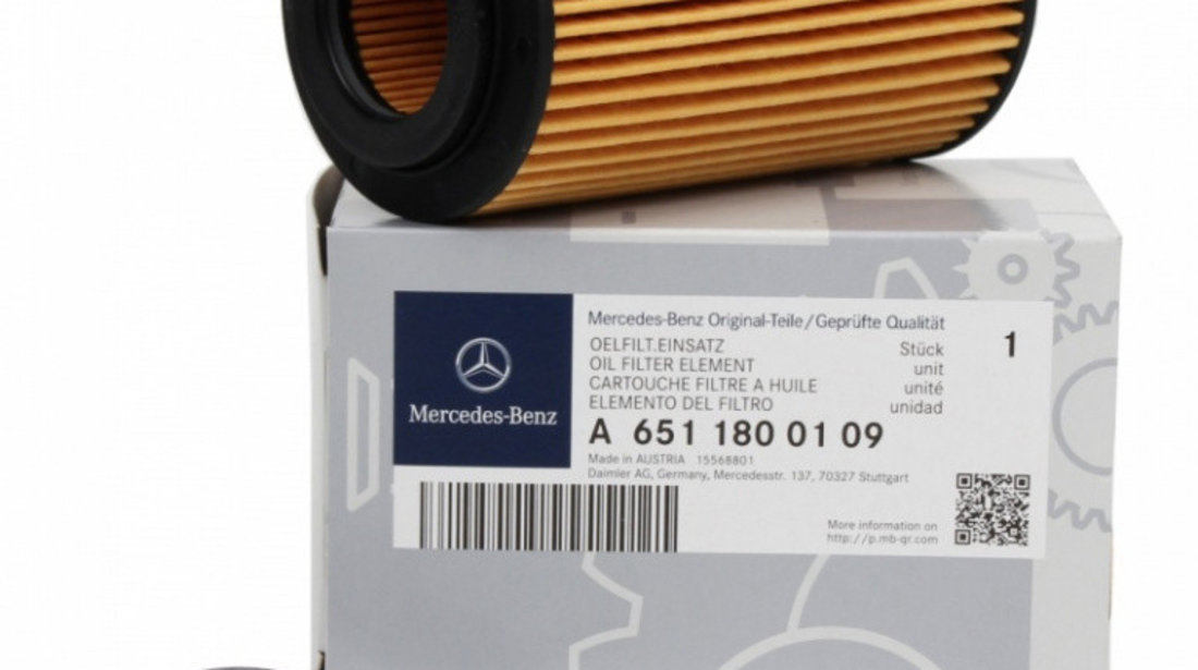 Pachet Revizie Mercedes Ulei Motor Mercedes-Benz 229.51 5W-30 7L + Filtru Ulei Mercedes-Benz