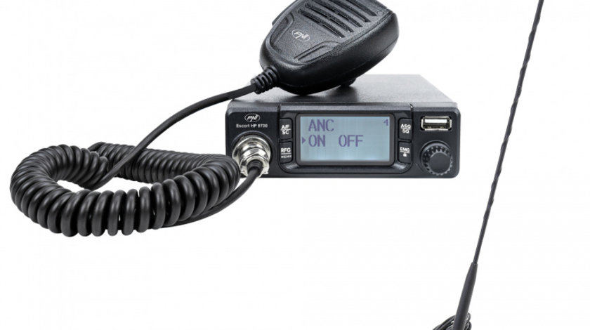 Pachet Statie radio CB PNI Escort HP 9700 USB si Antena CB PNI Extra 48 cu baza magnetica PNI-PACK106