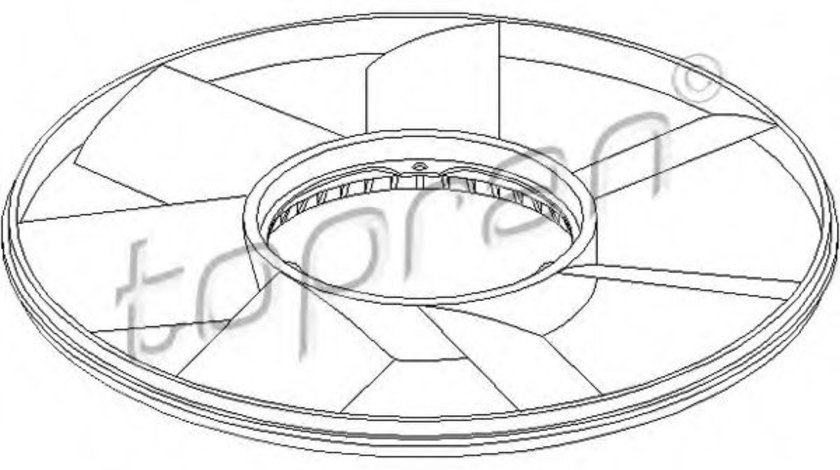 Paleta ventilator, racire motor BMW Seria 3 Touring (E46) (1999 - 2005) TOPRAN 500 904 piesa NOUA