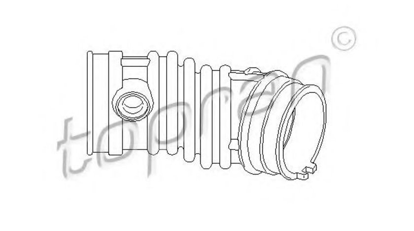 Palnie, filtru de aer OPEL CORSA B (73, 78, 79) (1993 - 2002) TOPRAN 207 306 piesa NOUA