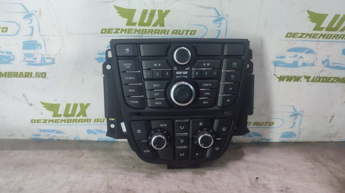 Panou clima radio 13343707 Opel Astra J [2009 - 2012] 1.7 cdti A17DTJ