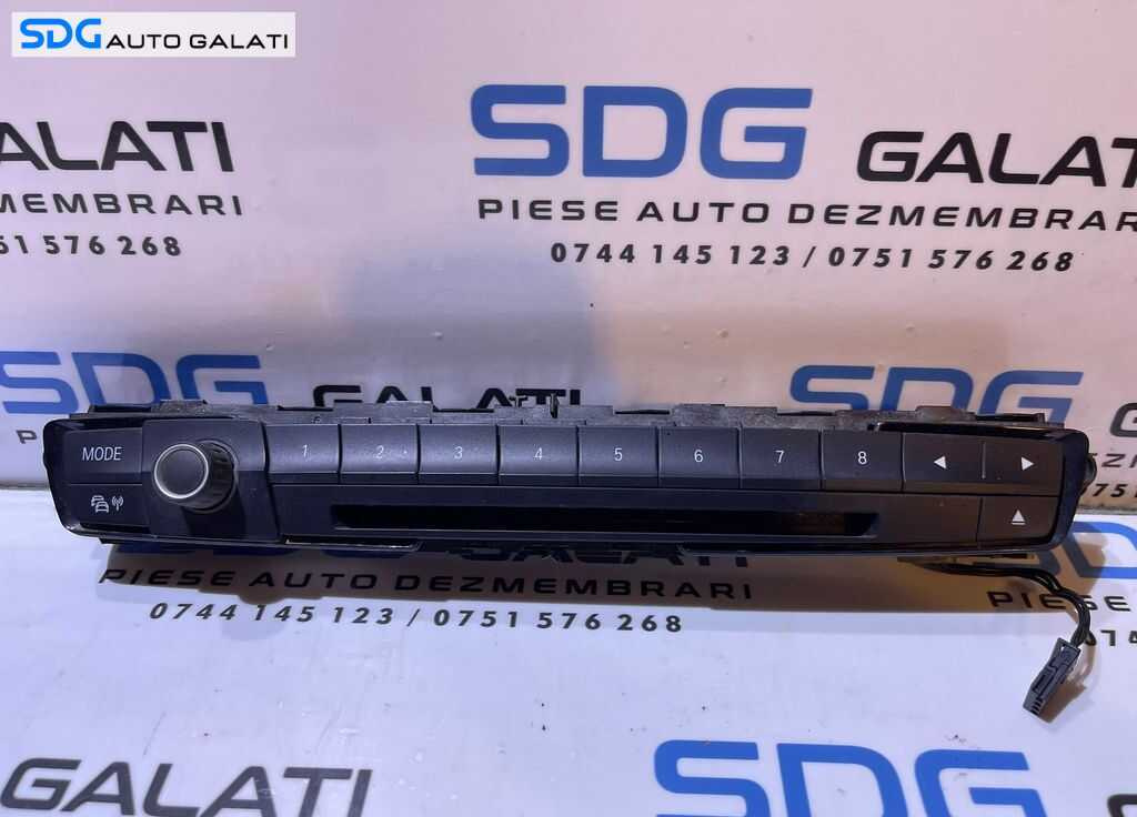 Panou Consola Comanda Buton Butoane Comenzi Unitate Radio CD Player BMW Seria 3 F30 F31 2010 - 2018 Cod E1062000