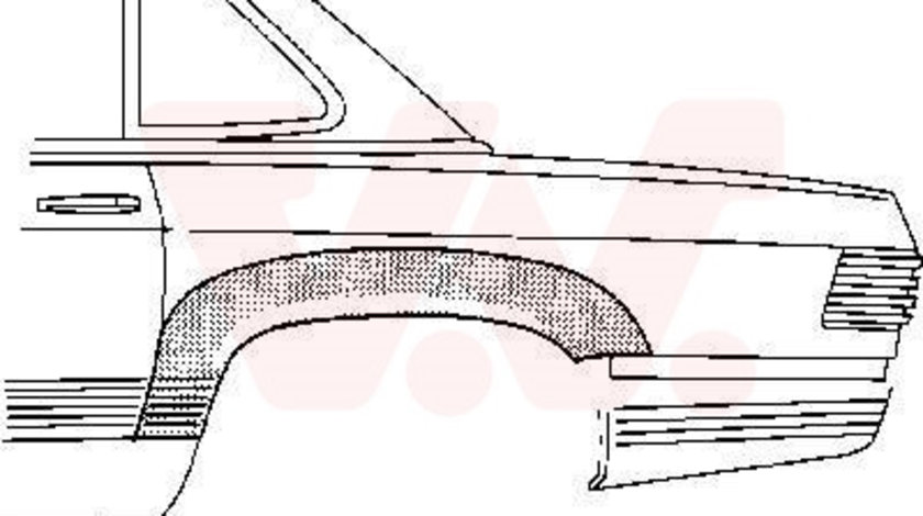 Panou lateral spate stanga (3008145 MTR) MERCEDES-BENZ