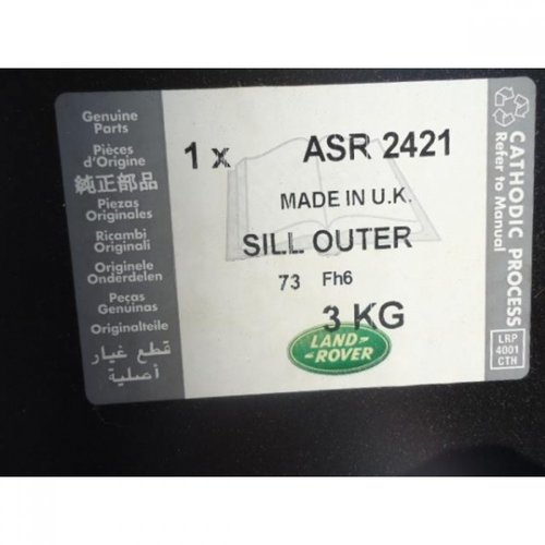 Panou spate Land Rover freelander an 2000 NOU cod ASR2421