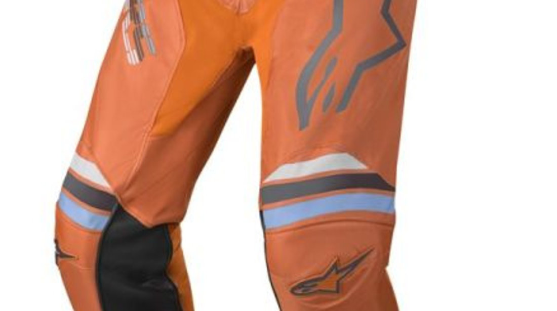 Pantaloni Moto Alpinestars Mx Racer Braap Gri / Portocaliu Marimea 32 3721420/4093/32