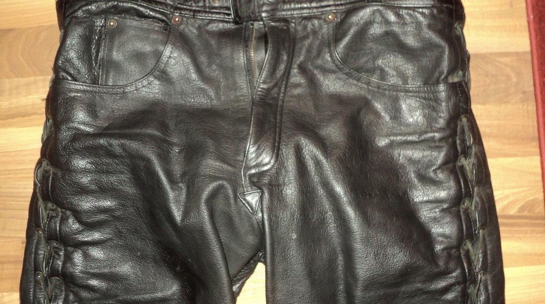 Pantaloni moto piele naturala, diverse modele polo,modeka,ixs #12451348