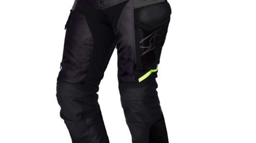 Pantaloni Moto Spyke Equator Dry Tecno Pantaloni Antracit / Negru / Galben Marimea 48 120720/10186/48