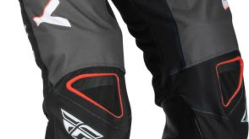 Pantaloni Off-Road Fly Racing Kinetic Kore Negru / Gri / Rosu Marimea 38 FLY 376-43038