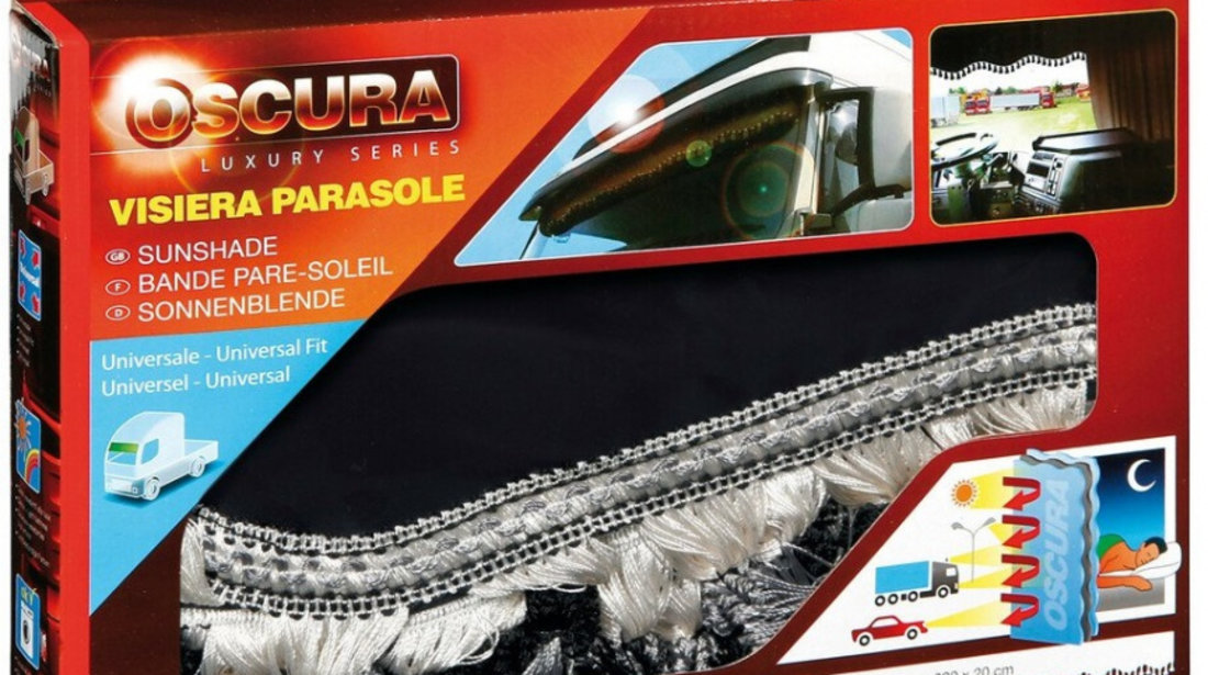 Parasolar Textil Camion Lampa Oscura, Negru LAM98647