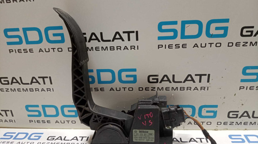 Pedala Acceleratie Mercedes Vito W639 2.2 CDI 2003 - 2014 Cod 0281002561 A6393000604 [M4909]