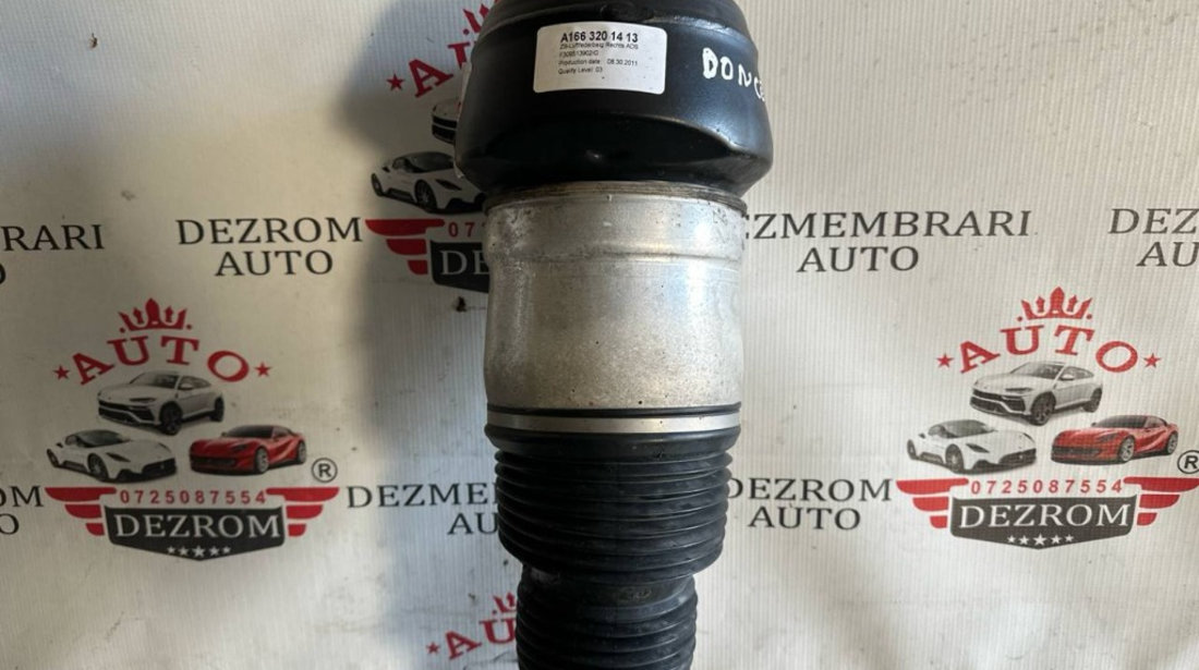 Perna aer fata dreapta A1663201413 Mercedes Benz GLS (X166) 3.0 d 4-matic 258 cai