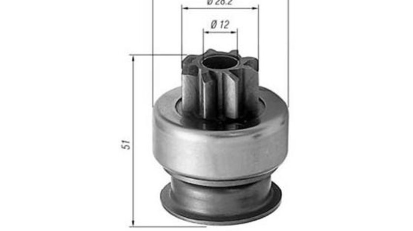 Pinion electromotor Mitsubishi PAJERO/SHOGUN I (L04_G, L14_G) 1982-1991 #2 0595