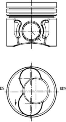 Piston (40422620 KOLBENSCHMIDT) AUDI,SEAT,SKODA,VW