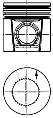 Piston (40678600 KOLBENSCHMIDT)