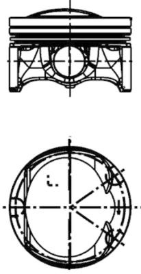 Piston (40760620 KS) AUDI,SEAT,SKODA