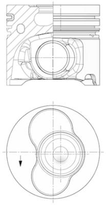 Piston (41091600 KS) VW