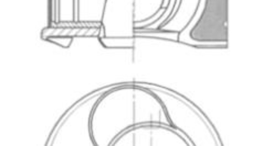 Piston (41158600 KOLBENSCHMIDT) AUDI,SEAT,SKODA,VW