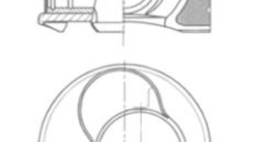 Piston (41159600 KOLBENSCHMIDT) AUDI,SEAT,SKODA,VW