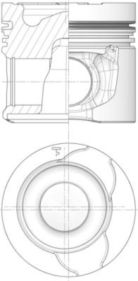 Piston (41172600 KOLBENSCHMIDT)