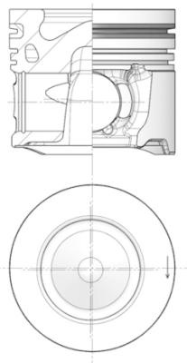 Piston (41253600 KS) Citroen,DS,FIAT,FORD,FORD AUSTRALIA,PEUGEOT,VOLVO