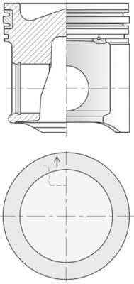 Piston (41522600 KOLBENSCHMIDT)