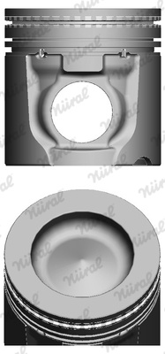 Piston (8713690000 NURAL) DEUTZ-FAHR