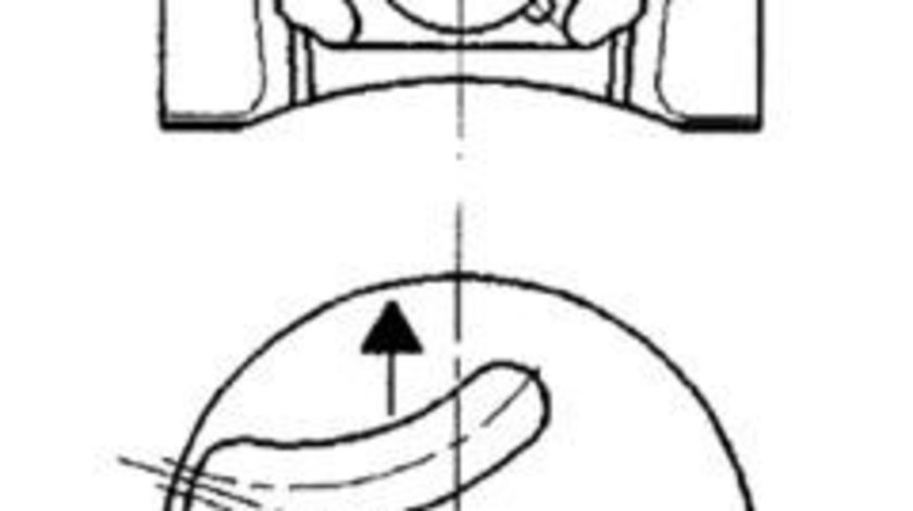 Piston (94347610 KOLBENSCHMIDT) BMW,LAND ROVER,OPEL,VAUXHALL