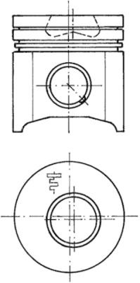 Piston (94701630 KS) FIAT,IVECO,JAC,MULTICAR,OPEL,RENAULT,VAUXHALL